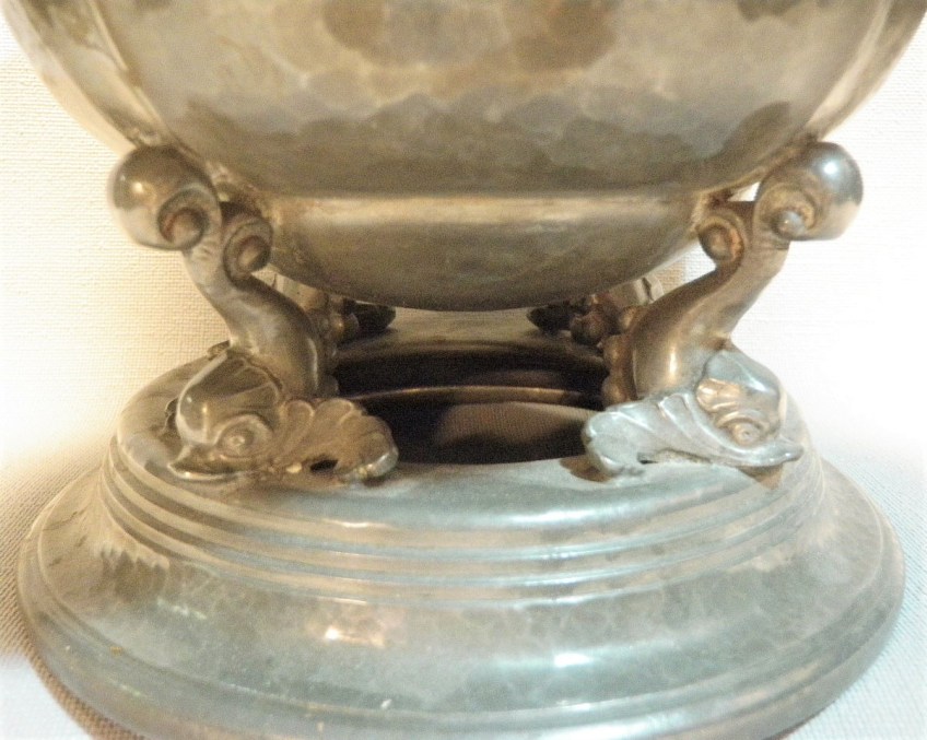 GERO tinnen voet vissen