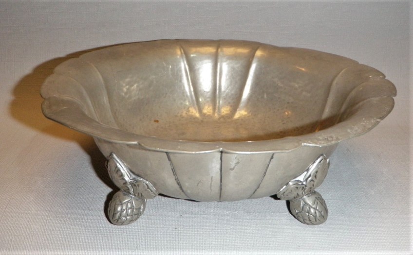 GERO tin schaal op pootjes