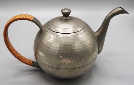 rotan handvat gehamerd