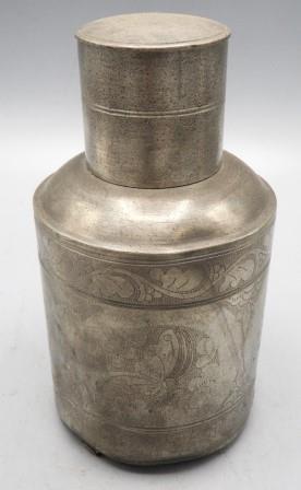 Voorraadbus met gravering