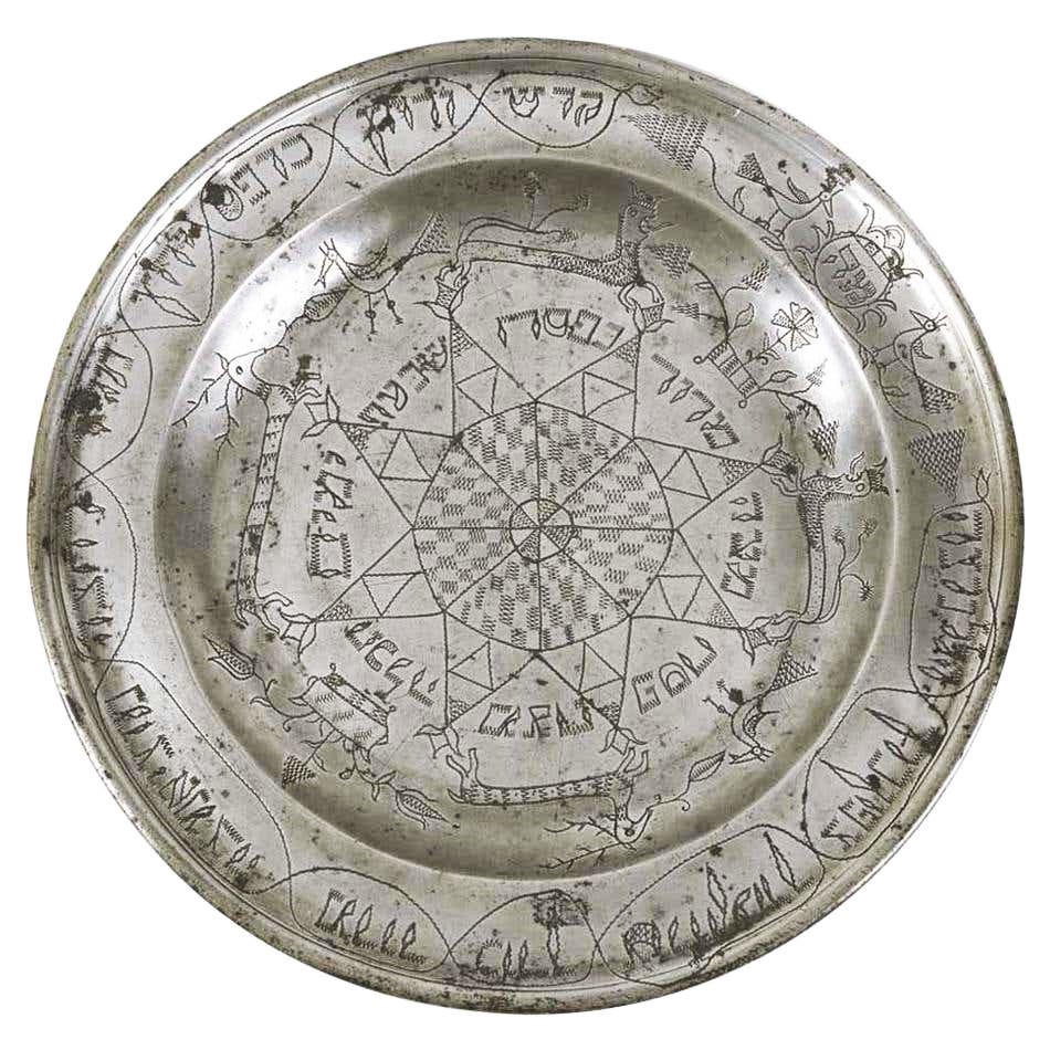 Joods-tin-schotel-Duitsland-18e-eeuw